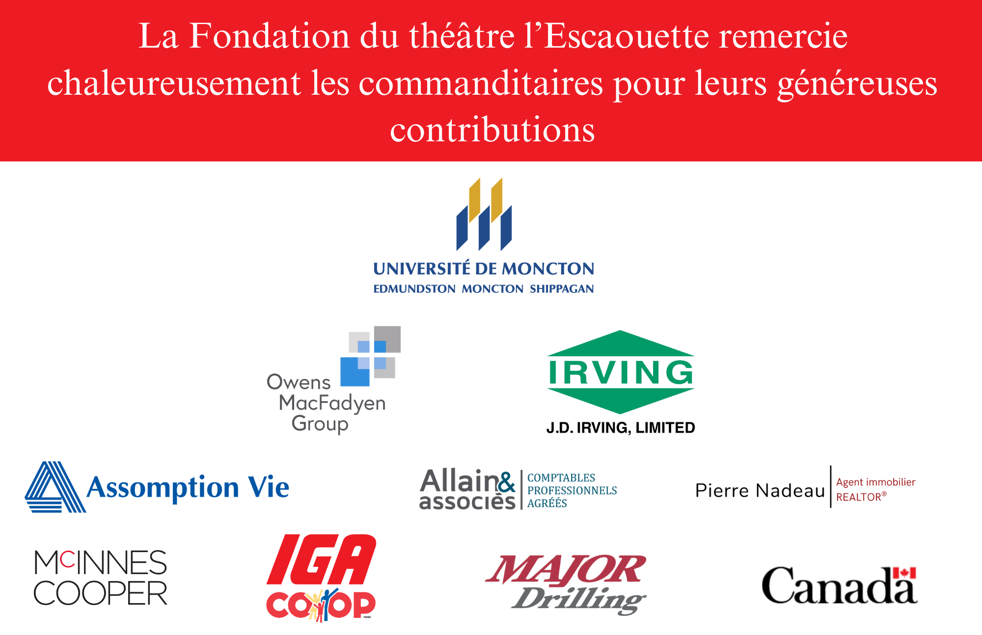 Soirée Bénéfice Bannière